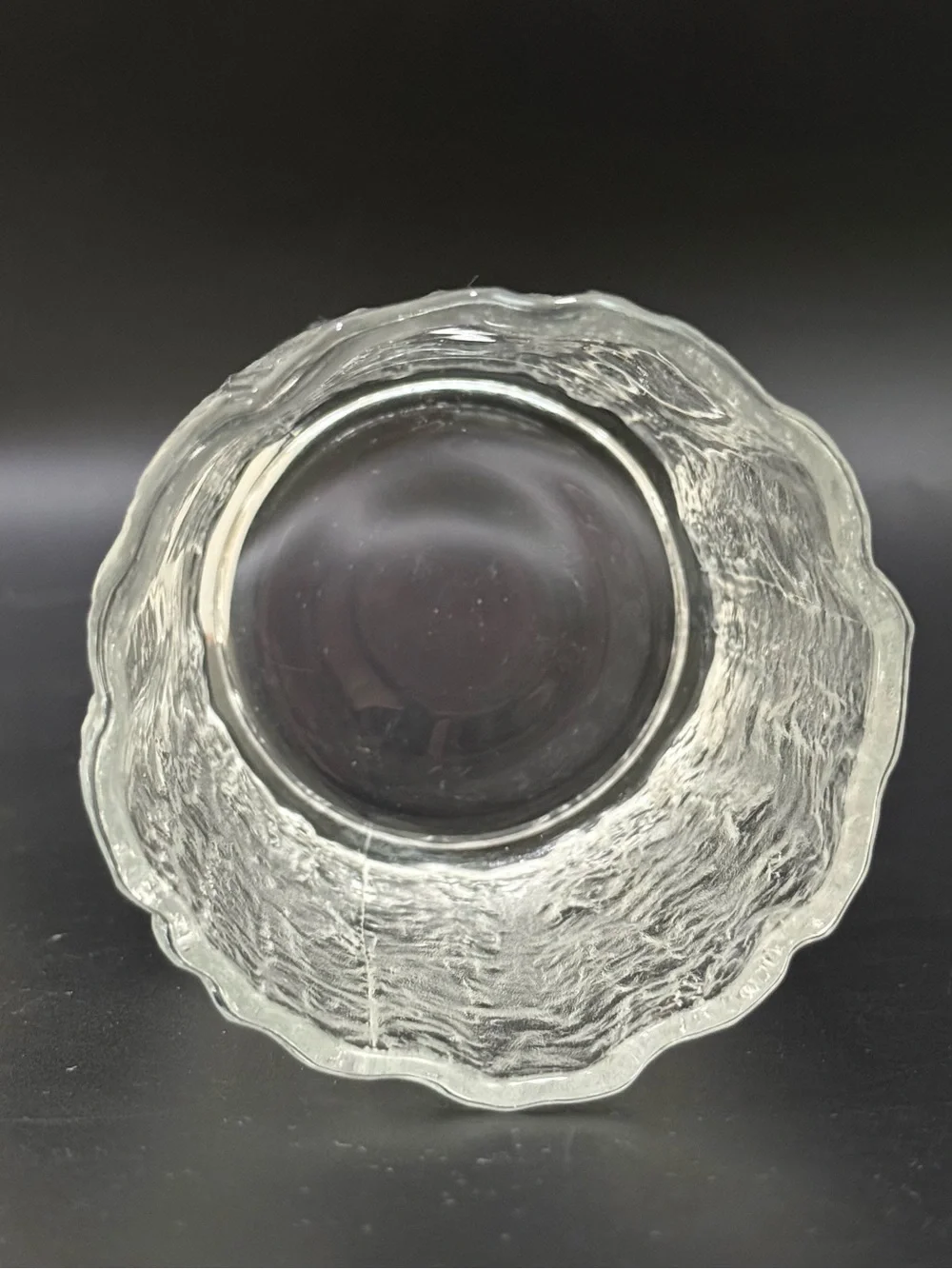 4pc MIKASA Frostfire Frosted Textured Rocks Old Fashioned Lowball Tumbler Glass